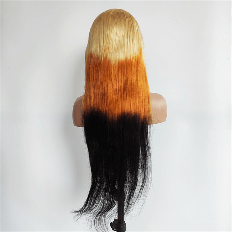 Wig Wholesale Vendor Colorful Remy Lace Front Wig Human Hair